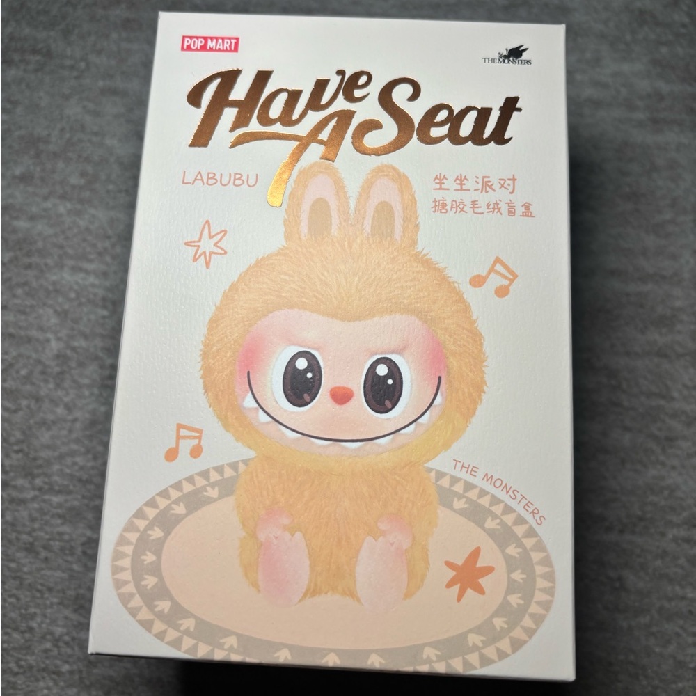 *SOLD* Pop Mart Labubu Have a Seat Series Vinyl Plush Blind Box - BABA